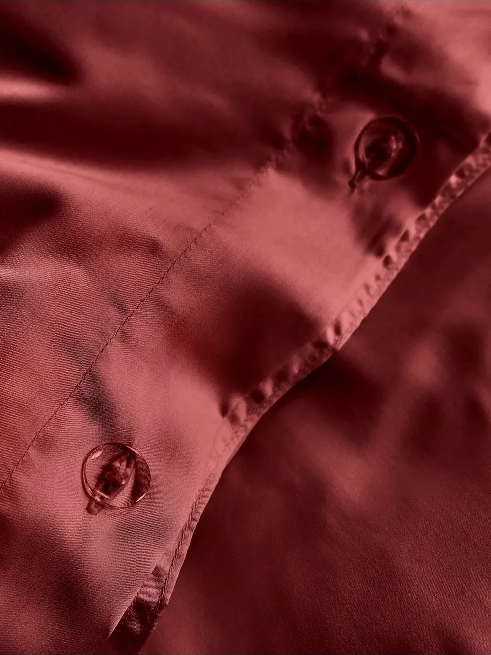 NEW Quince Organic Bamboo Duvet Cover Set, King/Cal King, Burgundy